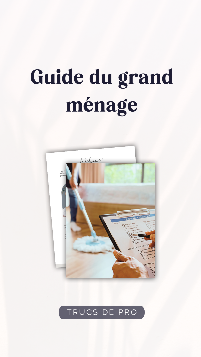 Guide de grand ménage